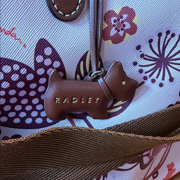 Radley London Heritage flower multi way zip closure satchel - Picture 10 of 10